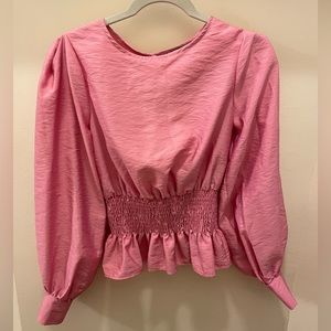 Topshop long sleeve blouse